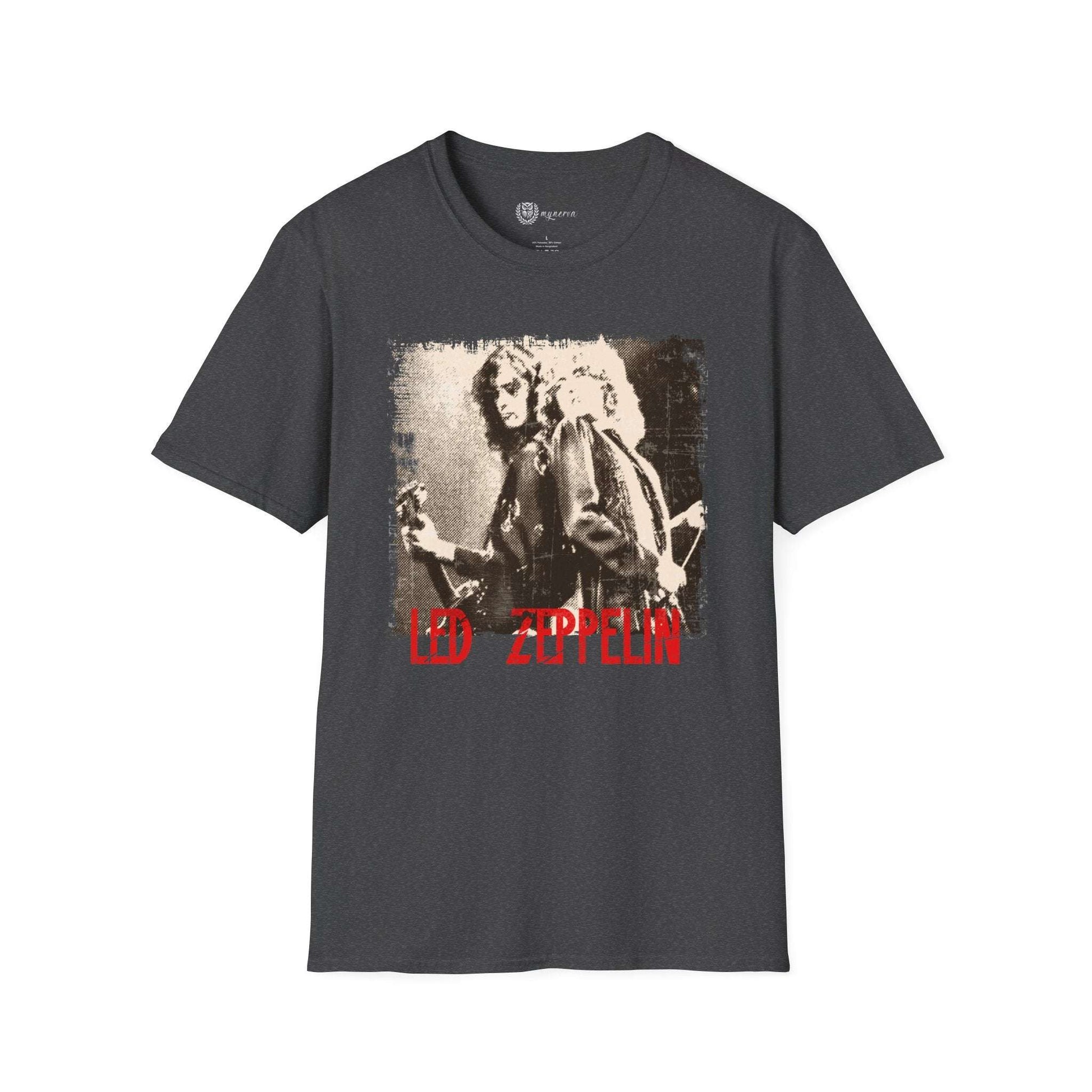Led Zeppelin Unisex Softstyle T-Shirt - Page and Plant