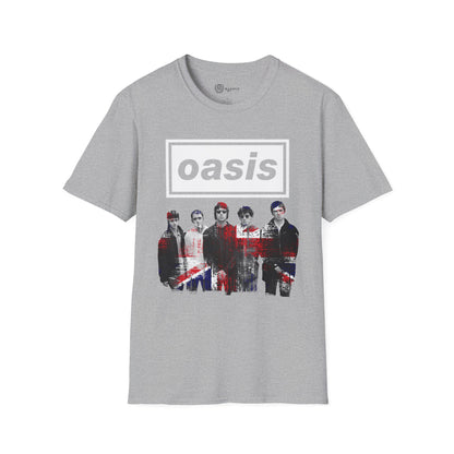 Oasis rock T-Shirt - UK Flag