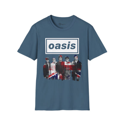 Oasis Unisex rock T-Shirt - UK Flag