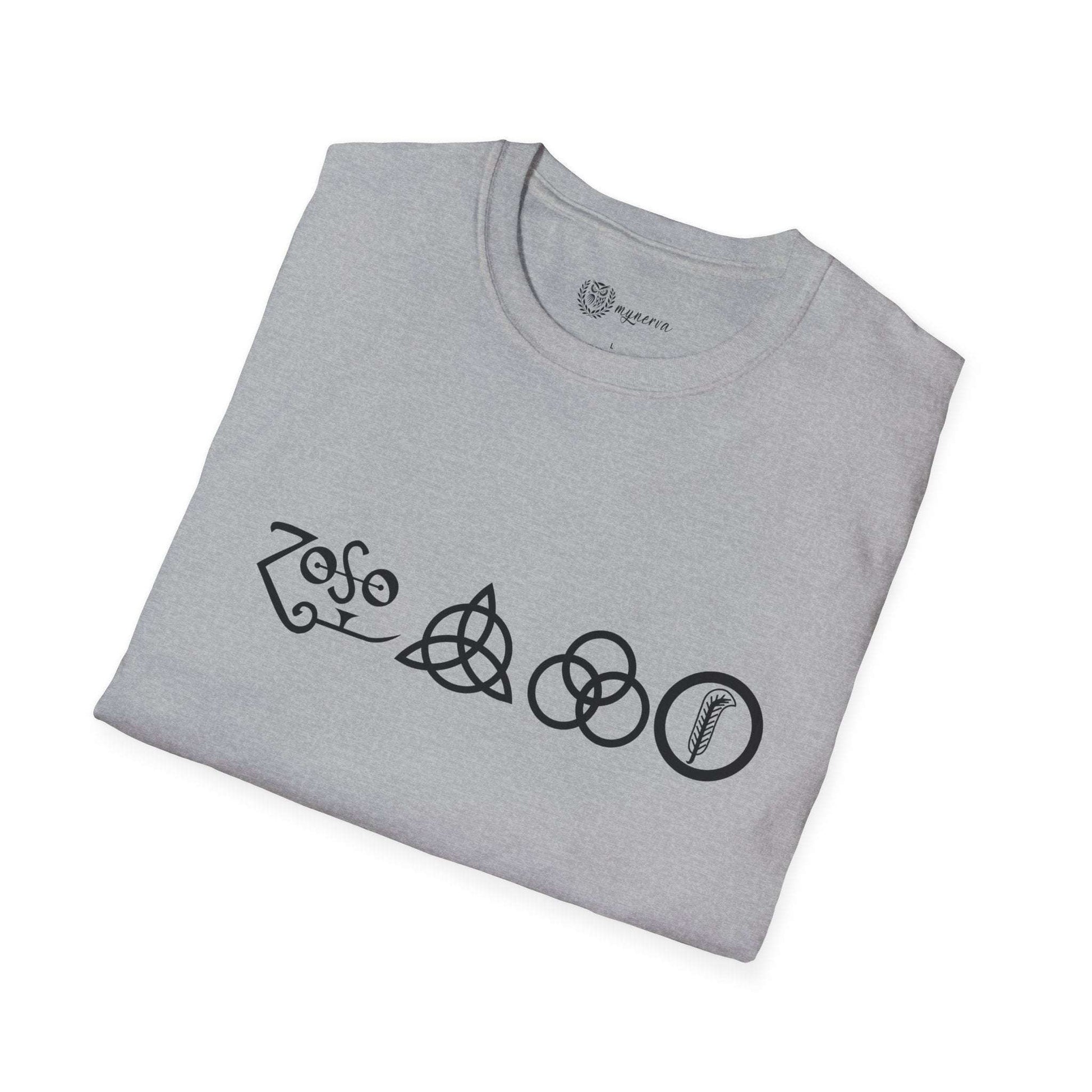 Led Zeppelin Unisex Softstyle T-Shirt - Vintage Rock Band Tee