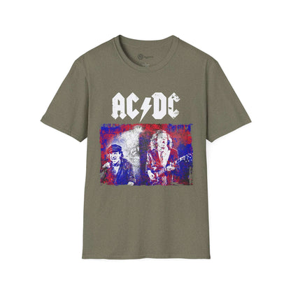 ACDC Unisex T-Shirt - Vintage Rock Tee - Brian and Angus