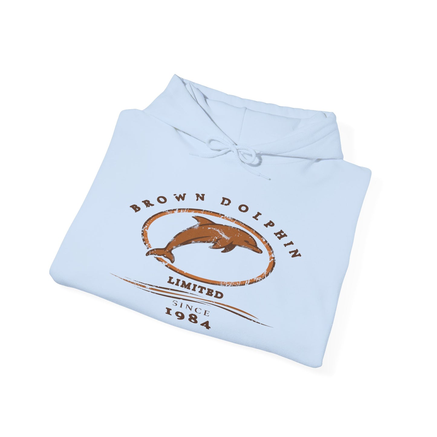Brown Dolphin Limited Unisex grunge Hoodie