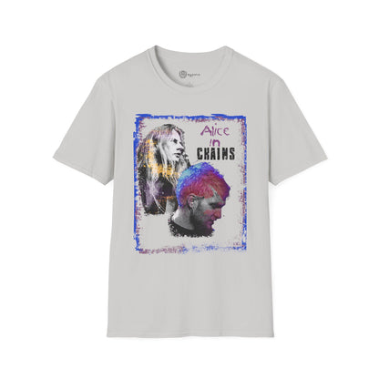 Alice in Chains Unisex Softstyle T-Shirt - Vintage Rock Band Tee