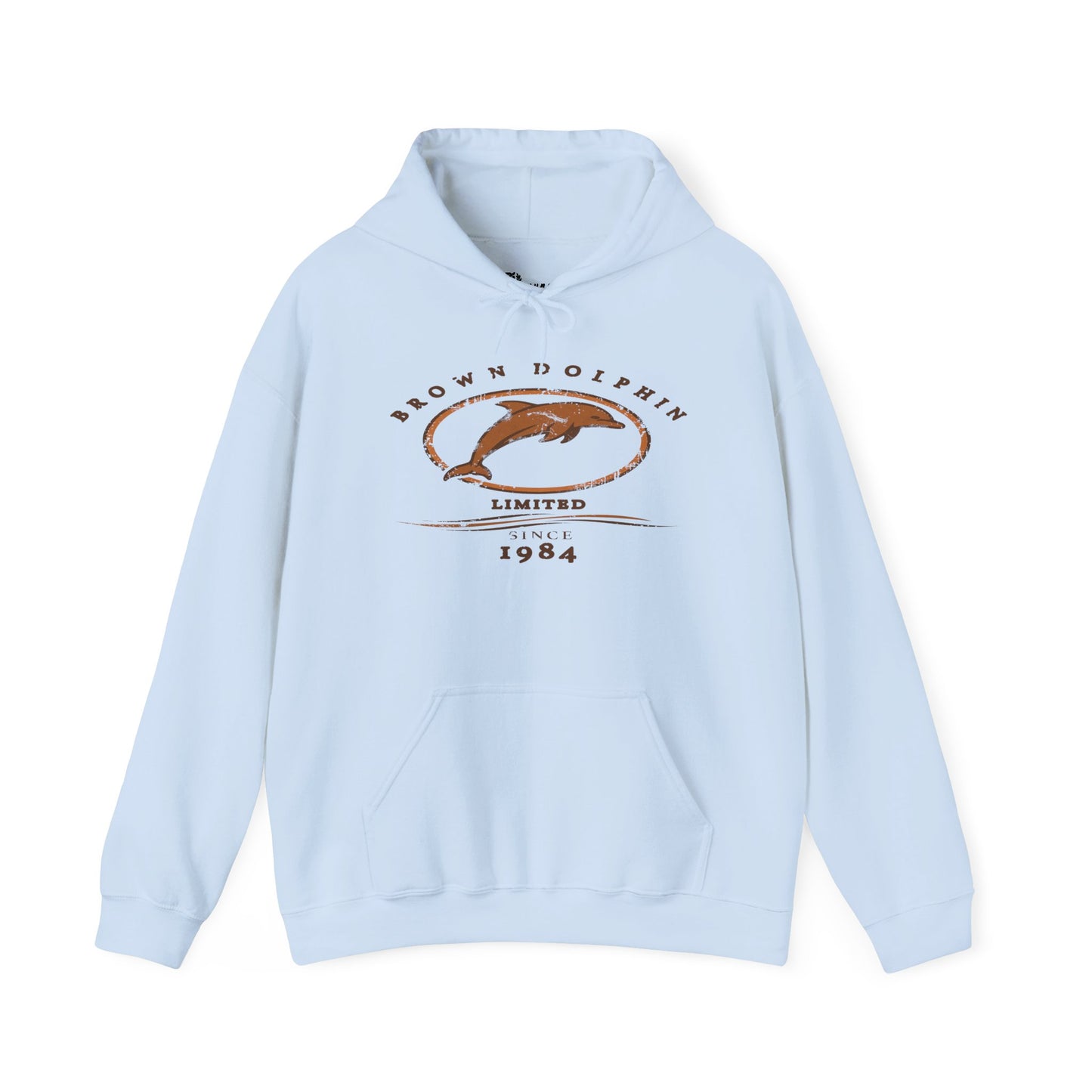 Brown Dolphin Limited Unisex grunge Hoodie