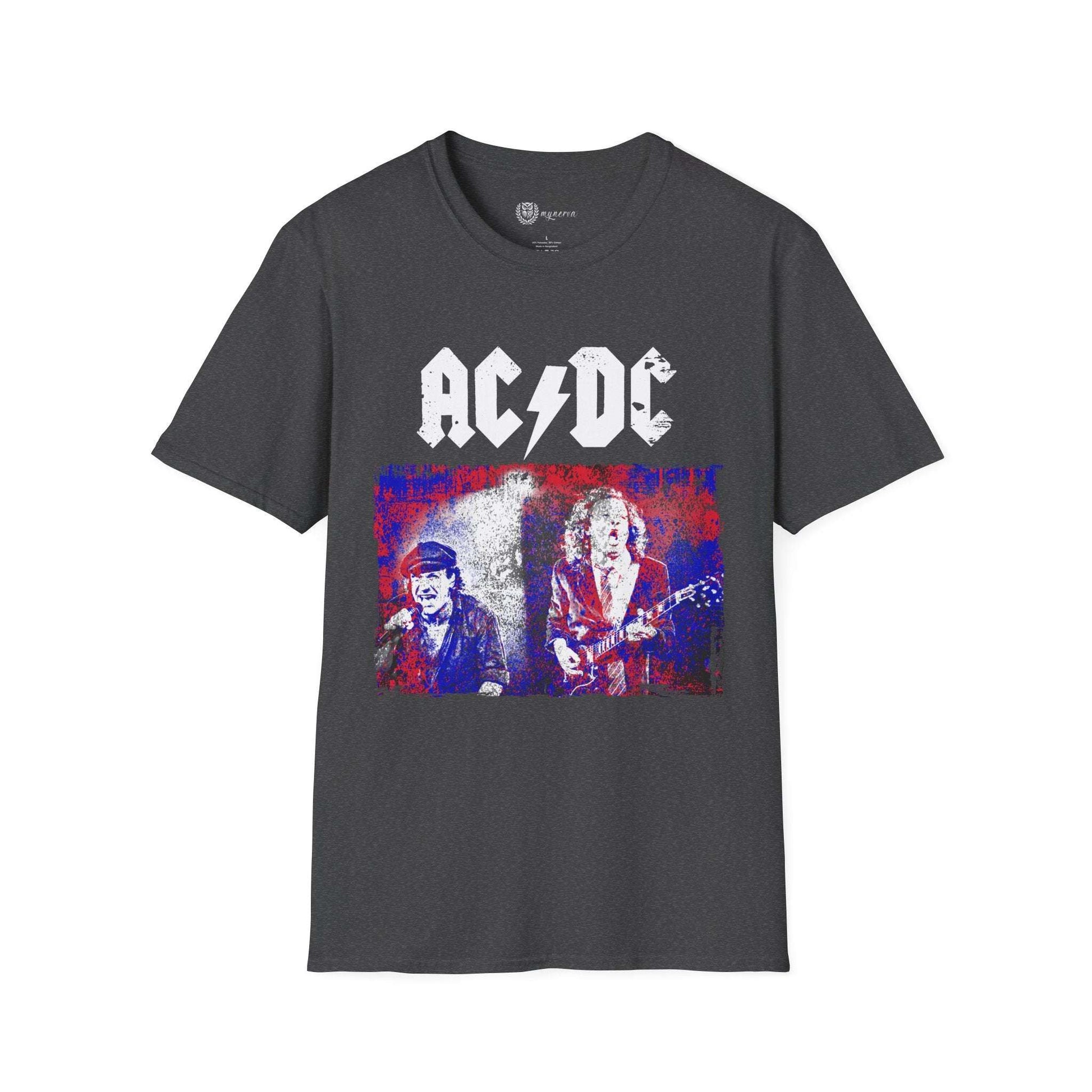ACDC Unisex T-Shirt - Vintage Rock Tee - Brian and Angus