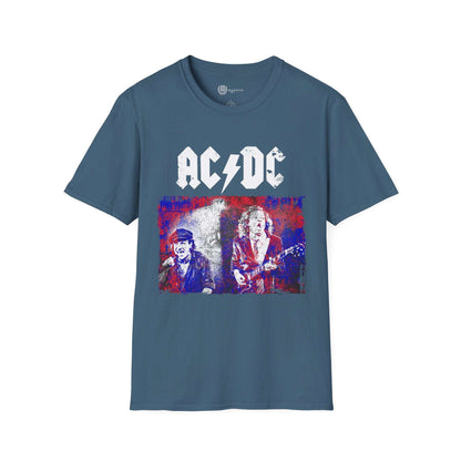 ACDC Unisex T-Shirt - Vintage Rock Tee - Brian and Angus