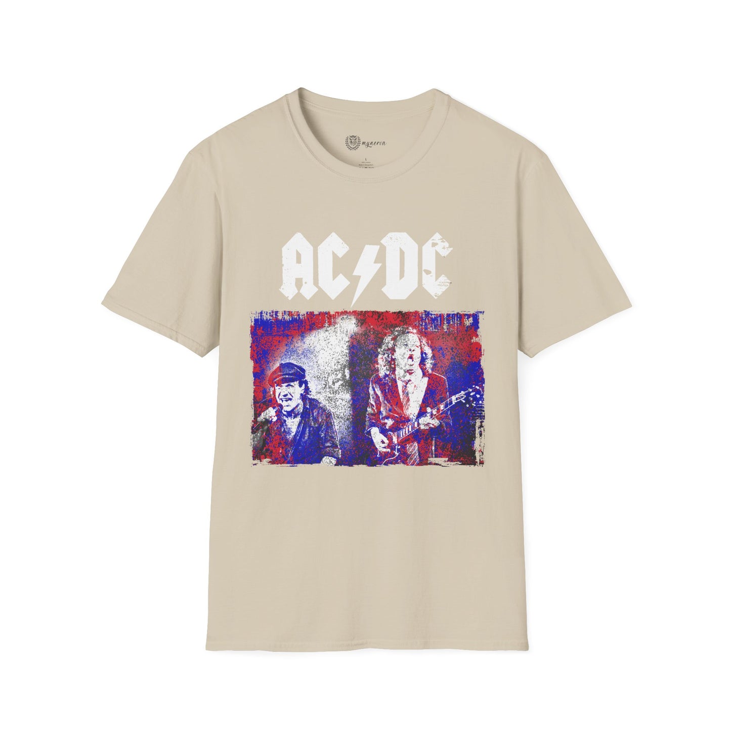 AC/DC Unisex T-Shirt - Vintage Rock Tee - Brian and Angus