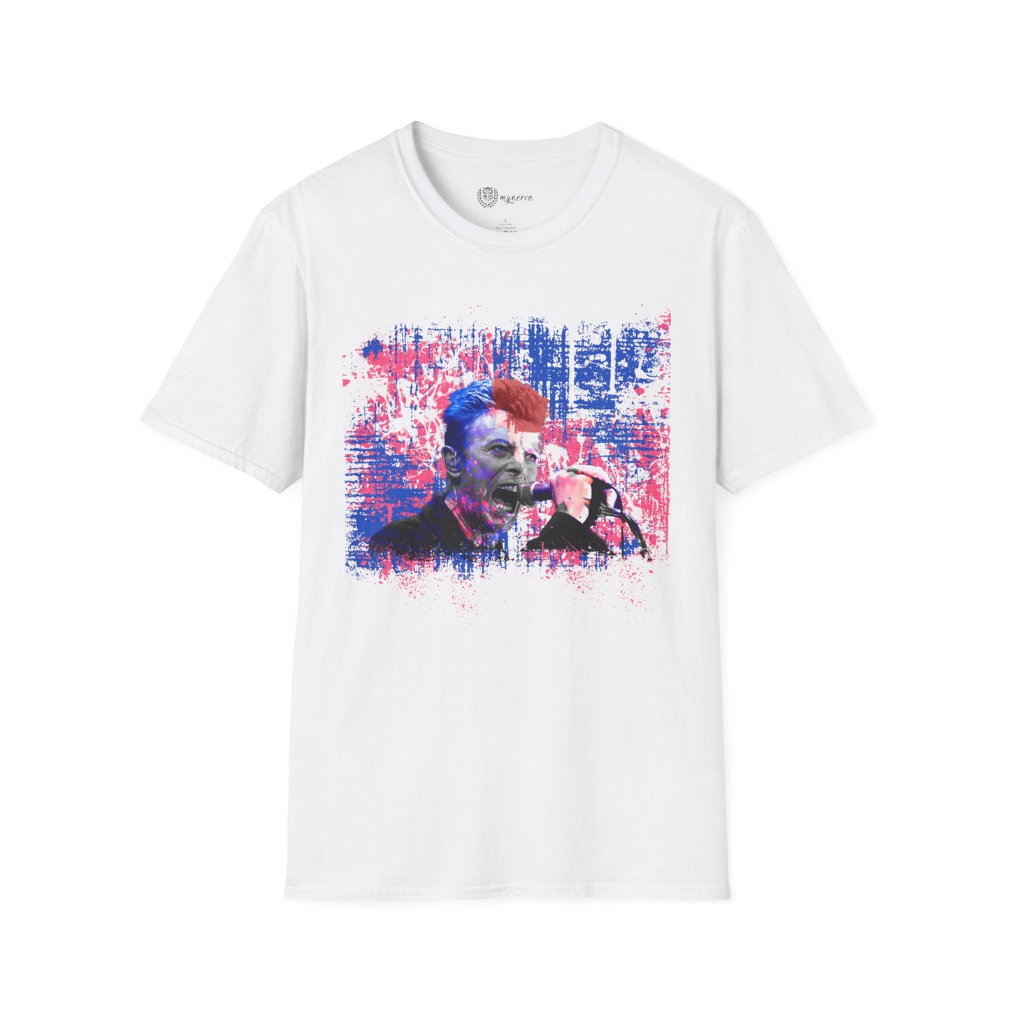 David Bowie T-Shirt - Neon grunge design