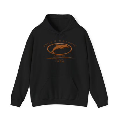 Brown Dolphin Limited Unisex grunge Hoodie