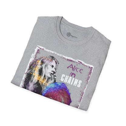 Alice in Chains Unisex Softstyle T-Shirt - Vintage Rock Band Tee