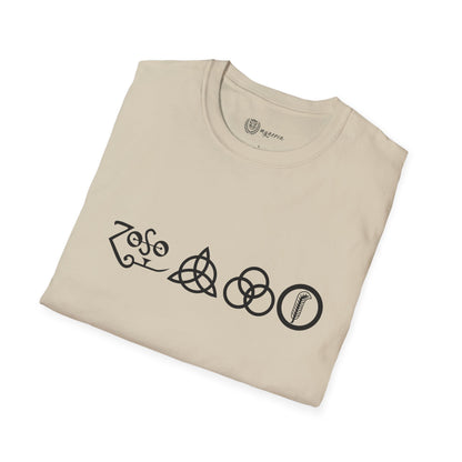 Led Zeppelin Unisex Softstyle T-Shirt - Vintage Rock Band Tee