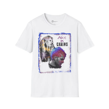 Alice in Chains Unisex Softstyle T-Shirt - Vintage Rock Band Tee