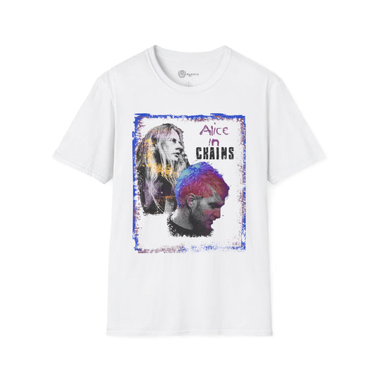 Alice in Chains Unisex Softstyle T-Shirt - Vintage Rock Band Tee