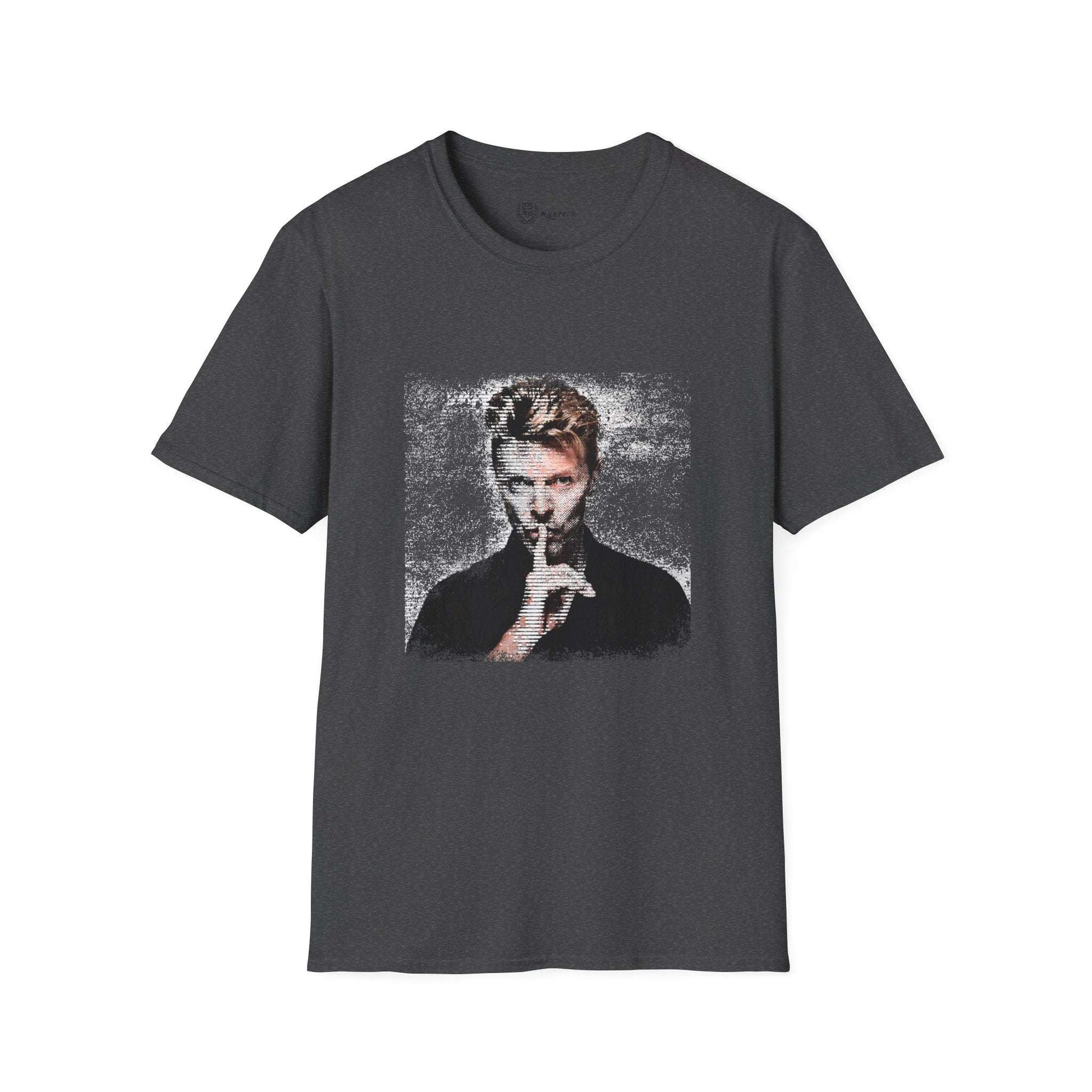 David Bowie Unisex Softstyle T-Shirt - Shhh
