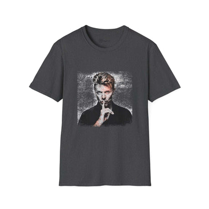 David Bowie Unisex Softstyle T-Shirt - Shhh