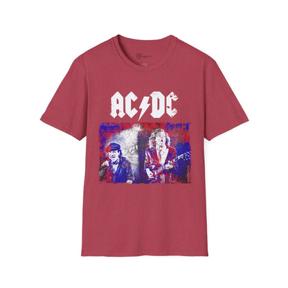 ACDC Unisex T-Shirt - Vintage Rock Tee - Brian and Angus