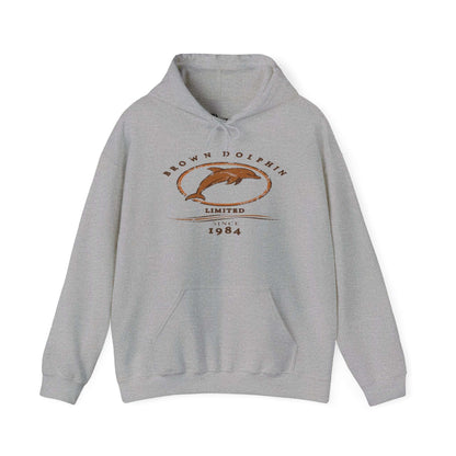Brown Dolphin Limited Unisex grunge Hoodie