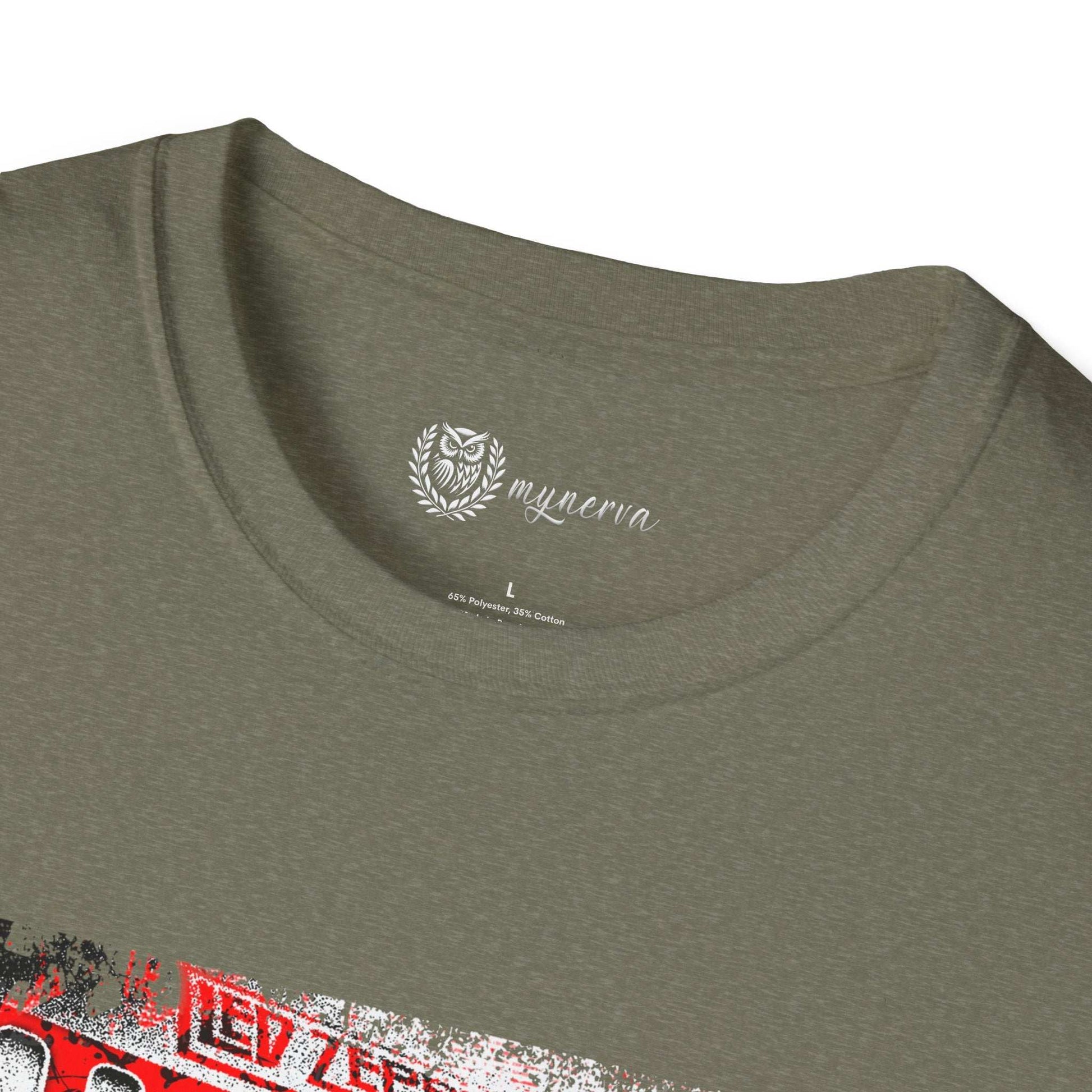 Led Zeppelin Unisex Softstyle T-Shirt - Iconic runway shot