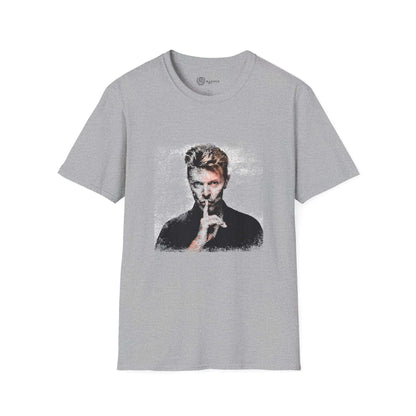 David Bowie Unisex Softstyle T-Shirt - Shhh