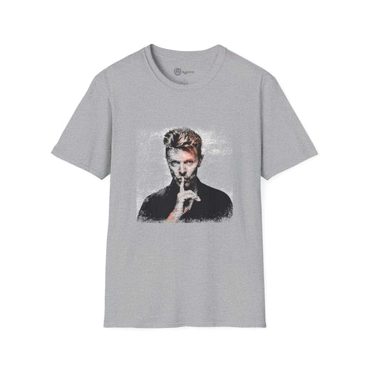 David Bowie Unisex Softstyle T-Shirt - Shhh