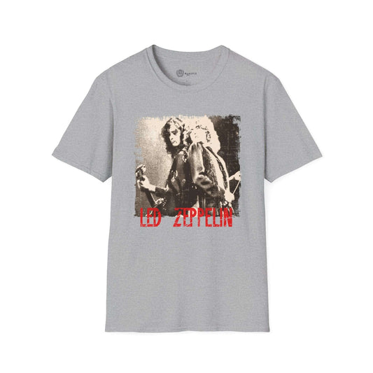 Led Zeppelin Unisex Softstyle T-Shirt - Page and Plant