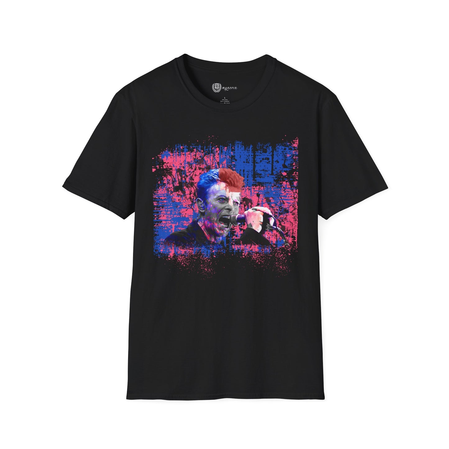 David Bowie T-Shirt - Neon grunge design