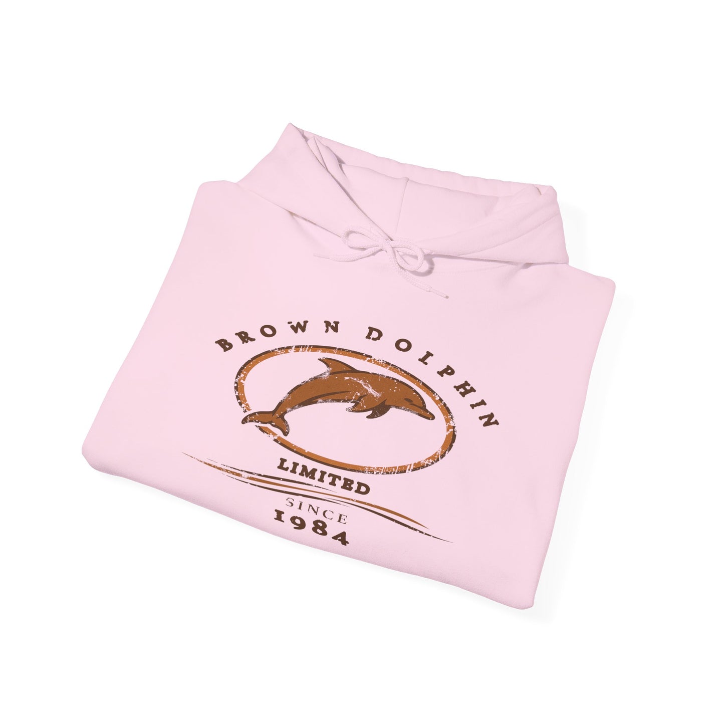 Brown Dolphin Limited Unisex grunge Hoodie
