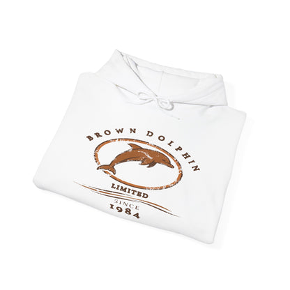 Brown Dolphin Limited Unisex grunge Hoodie