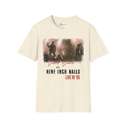 David Bowie and Nine Inch Nails T-Shirt - The Outside Tour '95