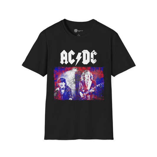 AC/DC Unisex T-Shirt - Vintage Rock Tee - Brian and Angus