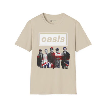 Oasis Unisex rock T-Shirt - UK Flag